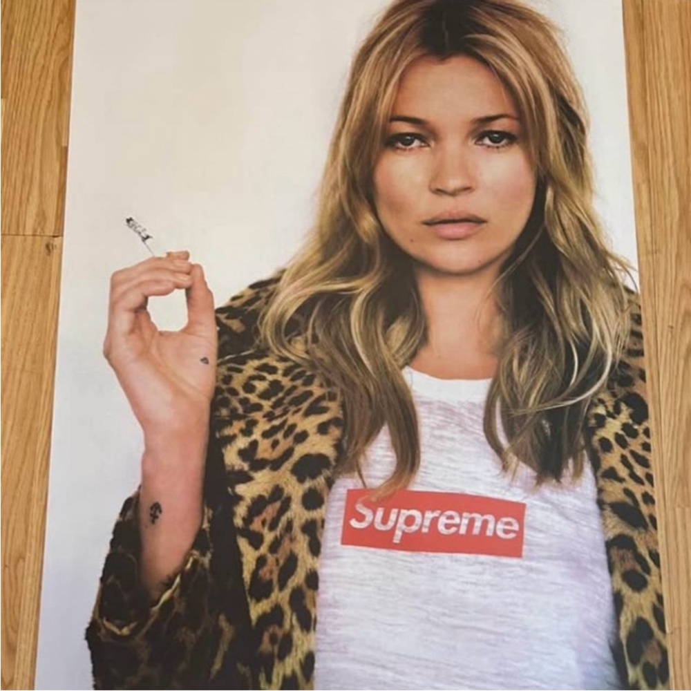 Kate Moss Supreme Poster